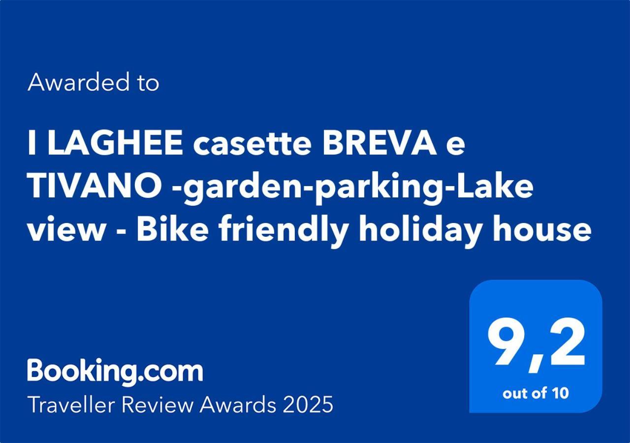 I Laghee Casette Breva E Tivano -Garden-Parking-Lake View - Bike Friendly Holiday House Colico Exteriér fotografie